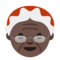 Mrs. Claus - Black emoji on Google